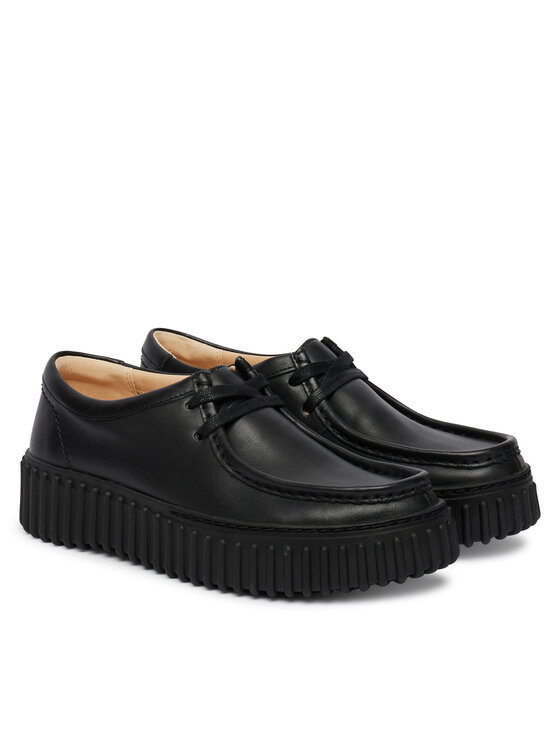 Clarks Clarks Poltopánky Torhill Bee 26186665 Čierna