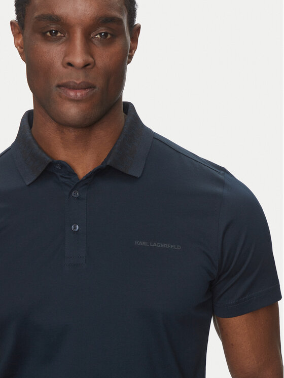 KARL LAGERFELD KARL LAGERFELD Polo 745001 552200 Tamnoplava Slim Fit