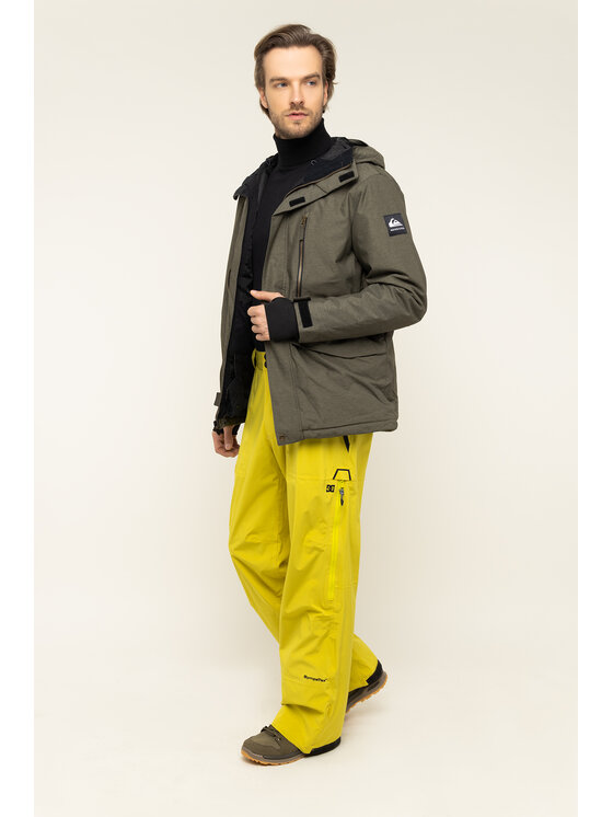 Quiksilver Snowboard kabát Mission EQYTJ03221 Zöld Modern Fit Modivo.hu