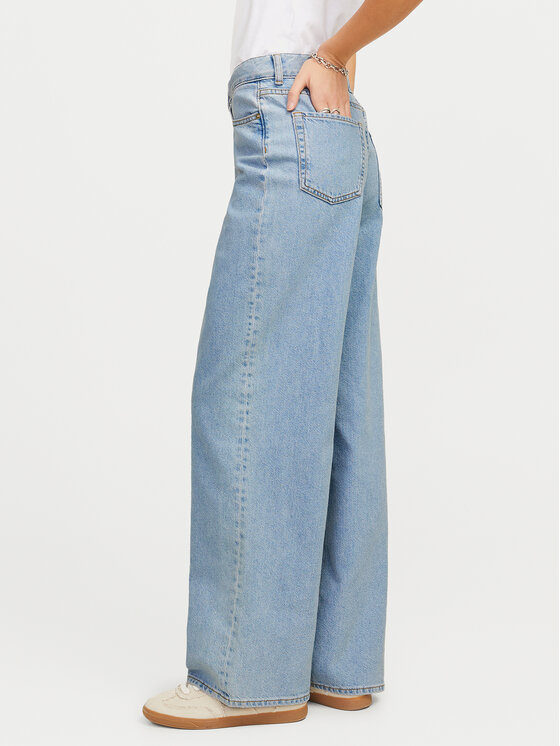 JJXX JJXX Traperice Tokyo 12269077 Svijetloplava Wide Leg