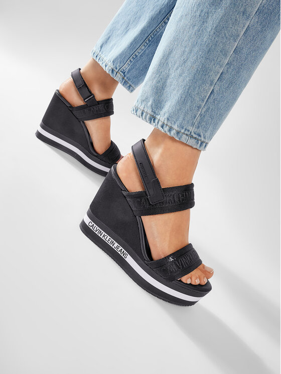 calvin klein wedge sling