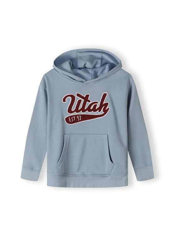 MINOTI MINOTI Bluza 23fleece83 Niebieski Oversize