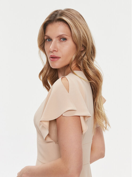 BOSS Boss Igapäevane kleit Dawinga 50488660 Beež Regular Fit