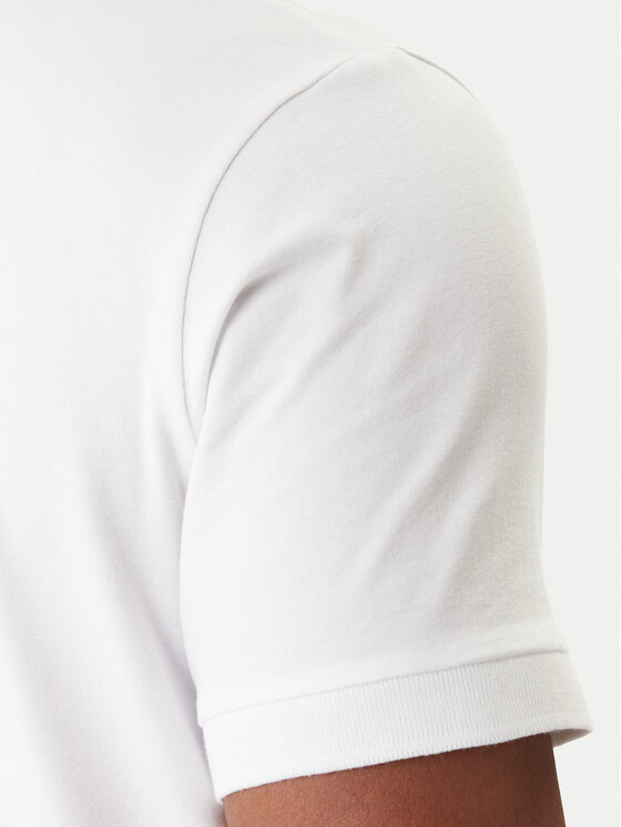 KARL LAGERFELD KARL LAGERFELD Polo 745780 500235 Biały Regular Fit