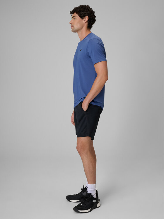 4F 4F Koszulka techniczna BASIC+ Niebieski Regular Fit
