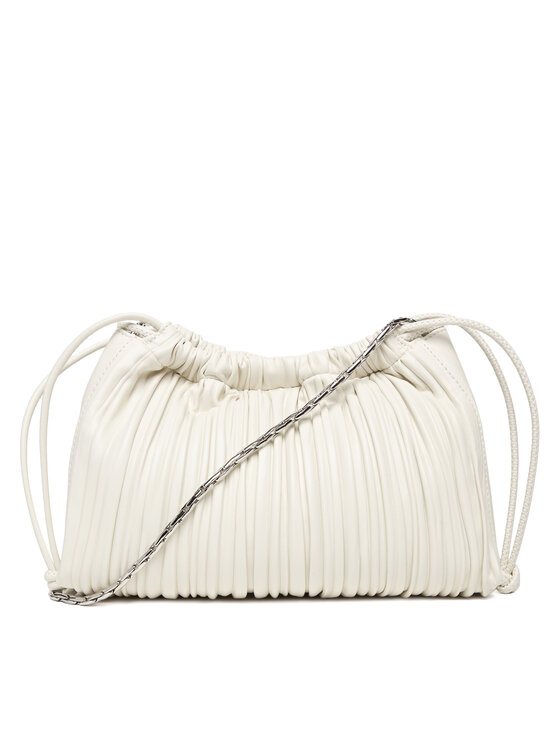 Calvin Klein Calvin Klein Дамска чанта Drawstring Plisse Crossbody LV04F3076G Бял