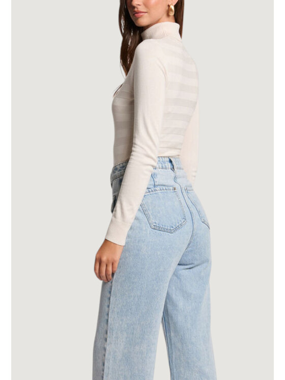 Morgan De Toi Morgan De Toi Maglione 252-MENTHYO Beige Blazer Fit