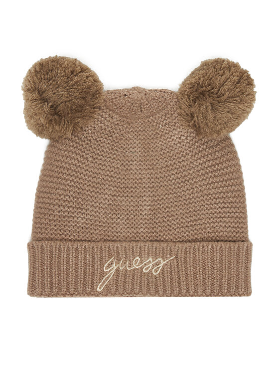 Guess Guess Komplekti kuuluvad müts ja kindad H5BW13 Z1070 Beež