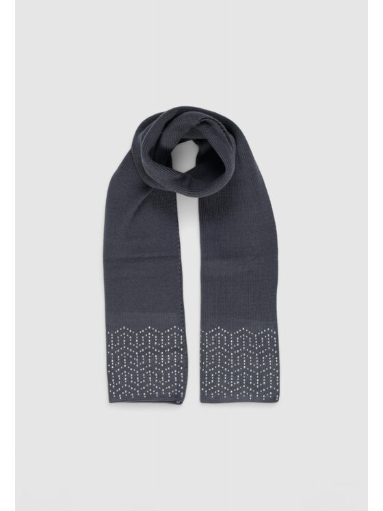 Pieces Pieces Szalik PCNASMINE SEQUINS LONG SCARF BC Szary