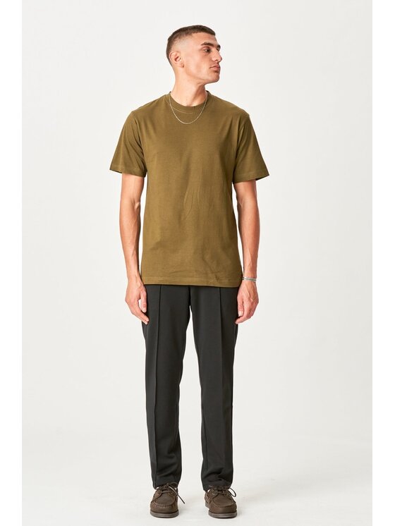 TeeShoppen TeeShoppen T-Shirt 'Oversized Collection' Khaki Oversize