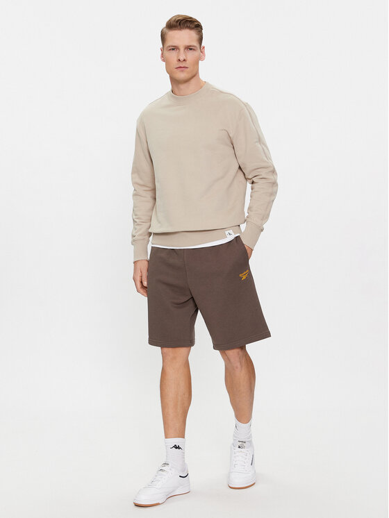 Reebok Short de sport Reebok Identity French Terry Shorts IM3984 Marron  Regular Fit | Modivo.fr