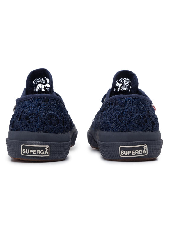 Superga macrame blu online