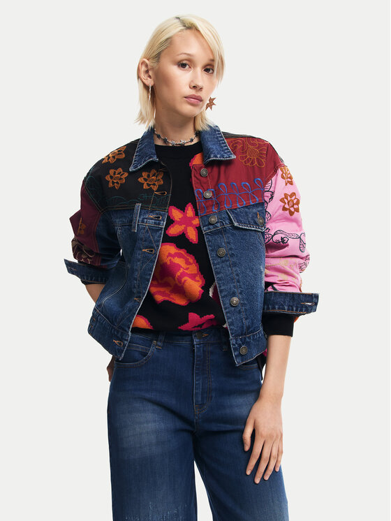 Desigual Džínsová bunda Madrid 24WWED15 Farebná Regular Fit