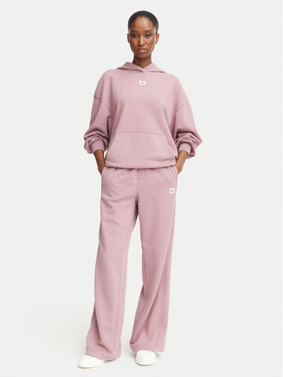 Calvin Klein Jeans Calvin Klein Jeans Sportinės kelnės LV047H224G Tamsiai rožinė Regular Fit