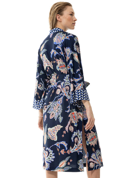 Mey Mey Szlafrok 17576 Granatowy Comfortable Fit