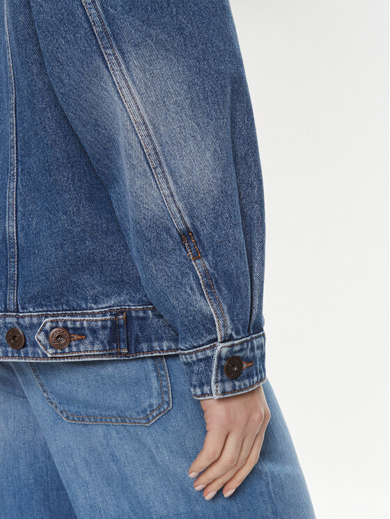 Weekend Max Mara Weekend Max Mara Giacca di jeans Pio 2415041071 Blu Regular Fit