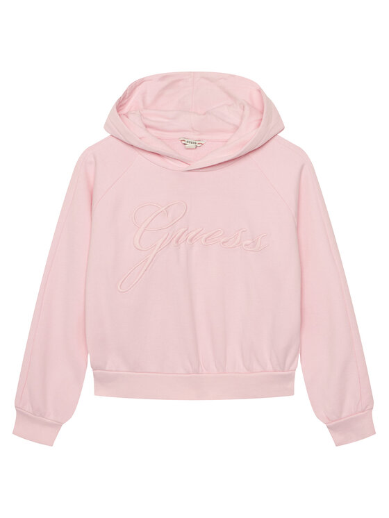 Guess Guess Mikina J6GQ03 KAD74 Světle růžová Relaxed Fit