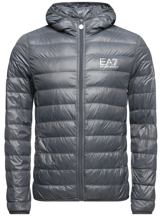 EA7 Emporio Armani EA7 Emporio Armani Vatovaná bunda 8NPB02 PN29Z 1977 Sivá Regular Fit