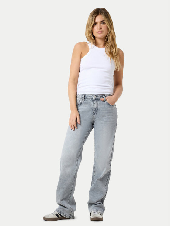 Noisy May Noisy May Jeans Yolanda 27030830 Grigio Wide Leg
