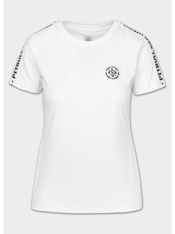 PITBULL PITBULL T-Shirt TITCH Biały Regular Fit