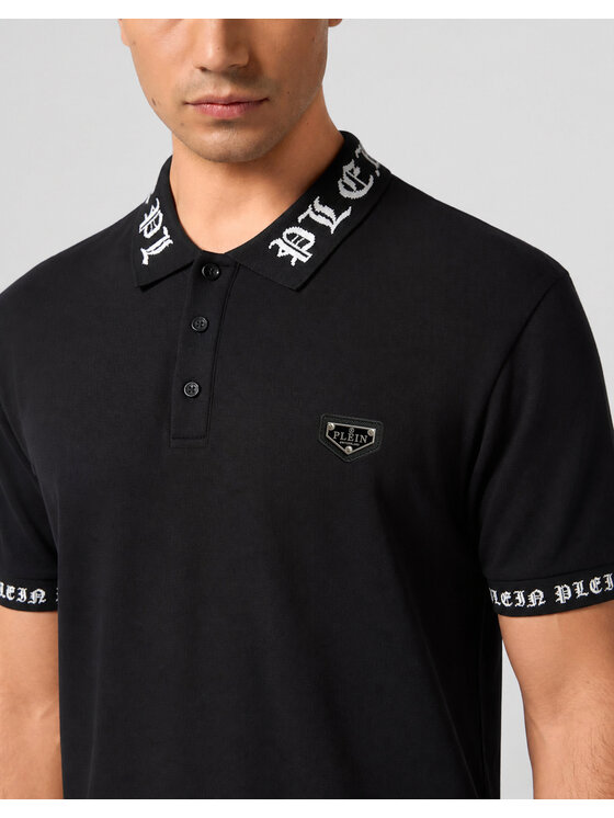 PHILIPP PLEIN PHILIPP PLEIN Polokošeľa 31653 Čierna Slim Fit