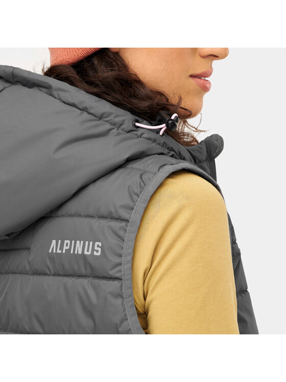 Alpinus Alpinus Bezrękawnik Monza Szary Active Fit