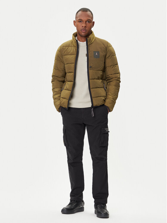 Aeronautica Militare Aeronautica Militare Prijelazna jakna 252AB3022UCT04214 Zelena Regular Fit
