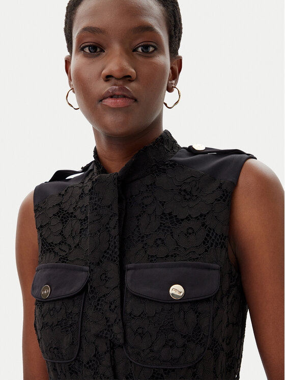 ARTIGLI ARTIGLI Koktel haljina ACAB000749 Crna Regular Fit