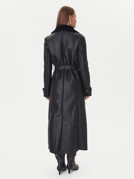 Bardot Bardot Демісезонний плащ 59622JB1 Чорний Regular Fit