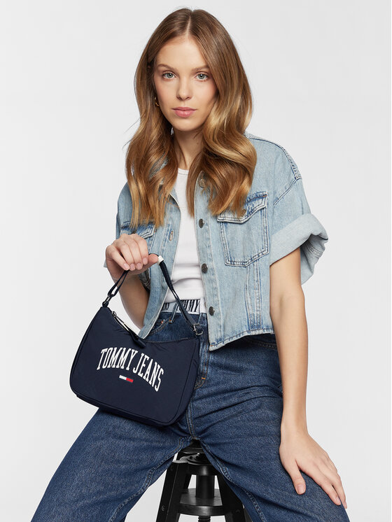 Tommy Jeans Tommy Jeans Τσάντα Abo Tjw Festival Baguette Bag AW0AW14000 Σκούρο μπλε