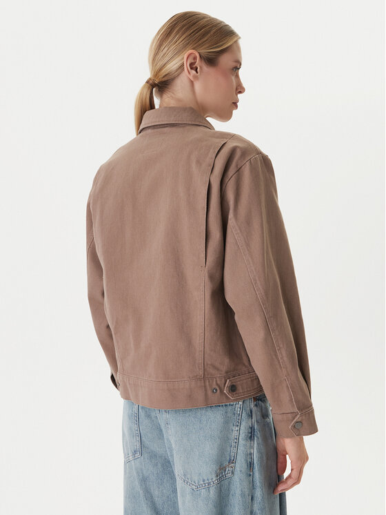 RVCA RVCA Geacă de blugi Dayshift II 23B153503 Bej Regular Fit