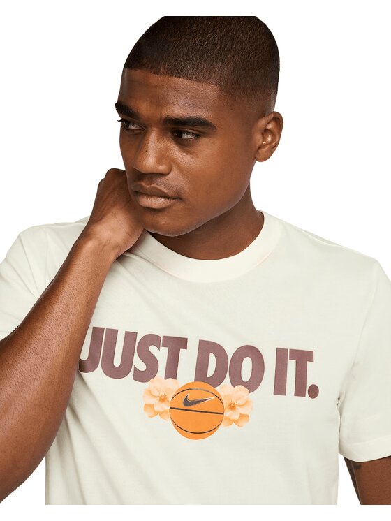 Nike Nike T-Shirt Dri-FIT Basketball HJ3352-133 Beżowy Regular Fit