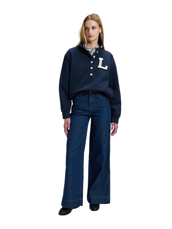 Lee Lee Jeansy 112385894 Granatowy Bootcut Fit