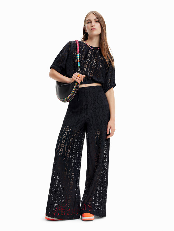 Desigual Desigual Palaidinė Lucca 23SWBW01 Juoda Relaxed Fit