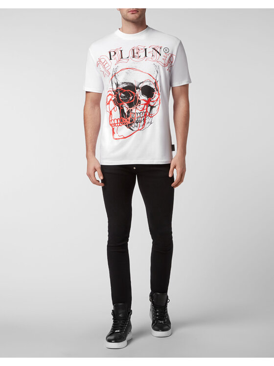PHILIPP PLEIN PHILIPP PLEIN Tričko 293 Biela Regular Fit