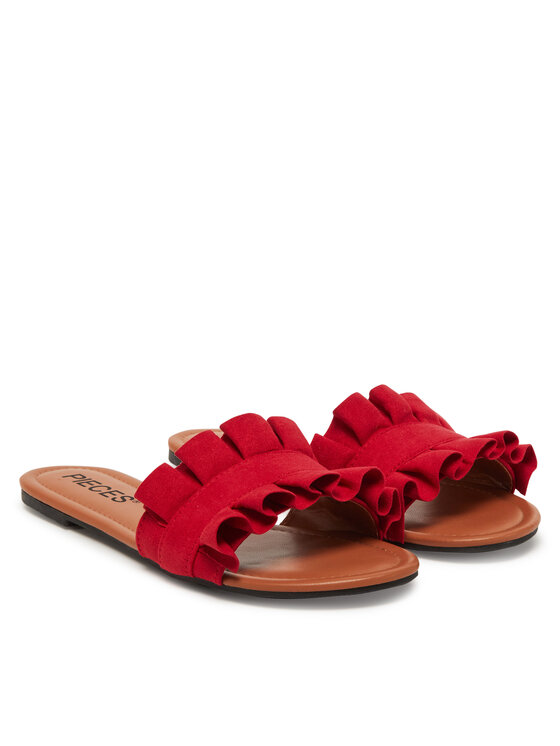 Pieces Pieces Ciabatte Nola 17101699 Rosso