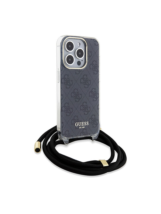 Guess Guess Etui na telefon iPhone 15 Pro Czarny