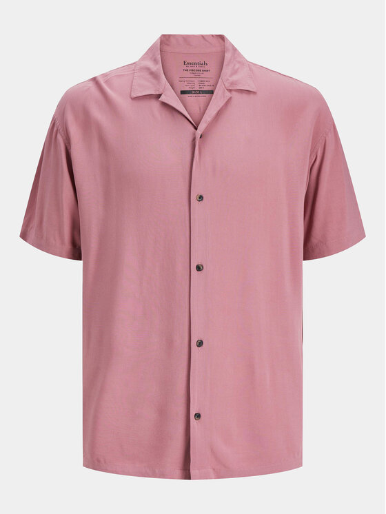 Jack&Jones Jack&Jones Cămașă Jeff 12248386 Roz Relaxed Fit