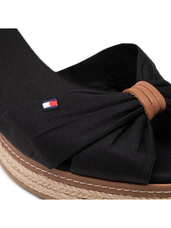 Tommy Hilfiger Tommy Hilfiger Еспадрили Elba 40D FW0FW00906 Черен