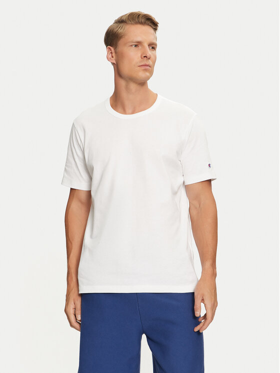 Champion T-krekls 218905 Balts Regular Fit