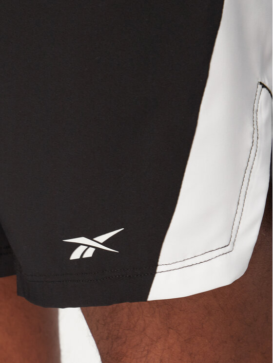 Reebok Reebok Αθλητικό σορτς Błażej RK25879CCM Μαύρο Regular Fit
