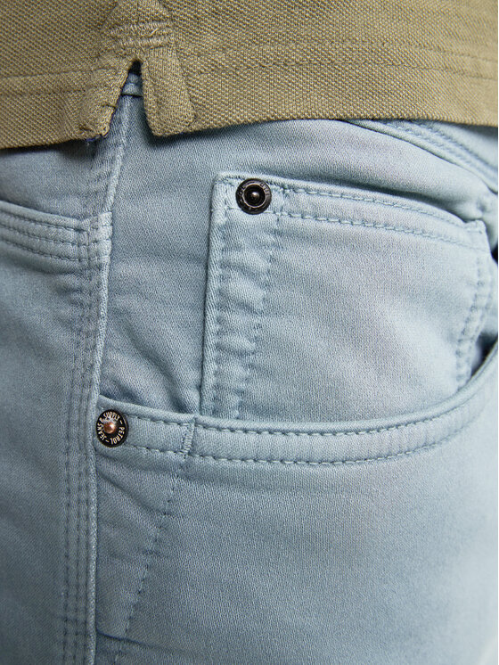 Petrol Industries Petrol Industries Pantaloni scurți de blugi M-ROS-SHO005 Albastru celest Slim Fit