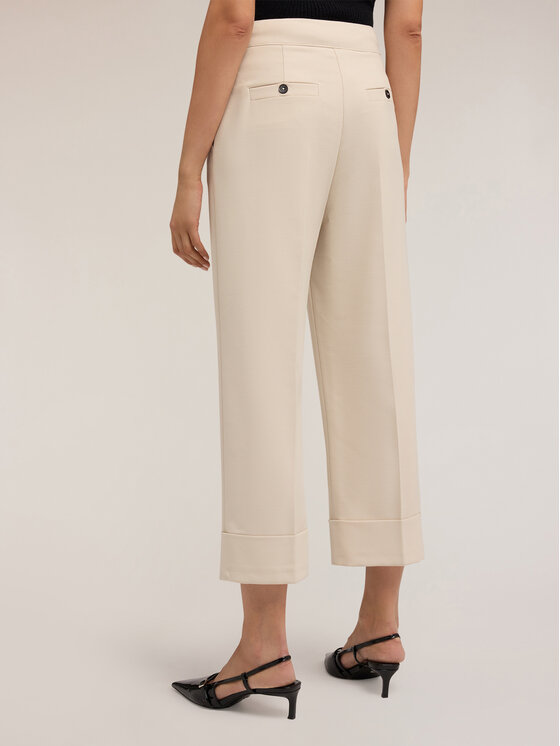 Motivi Motivi Pantaloni di tessuto P044Q004242N011 Bianco Regular Fit