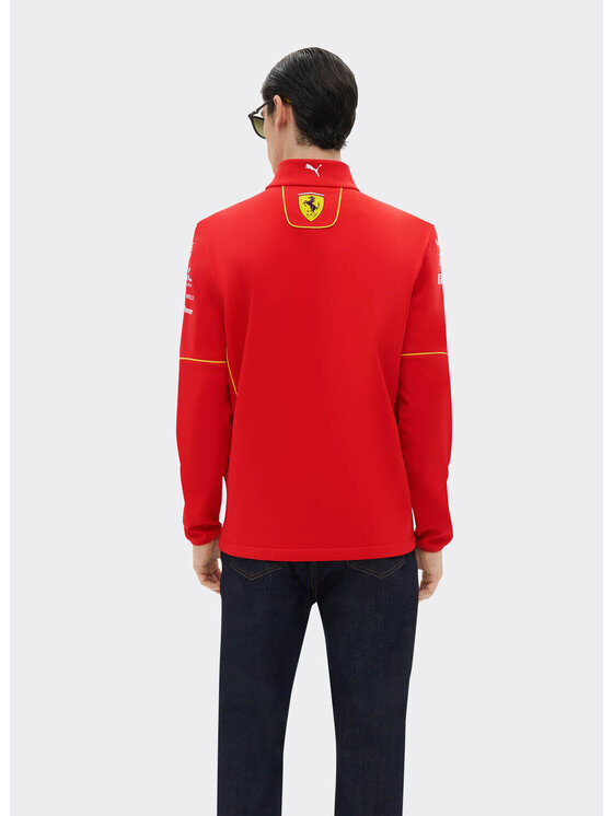 Scuderia Ferrari Scuderia Ferrari Kurtka softshell Team 2024 Czerwony Regular Fit