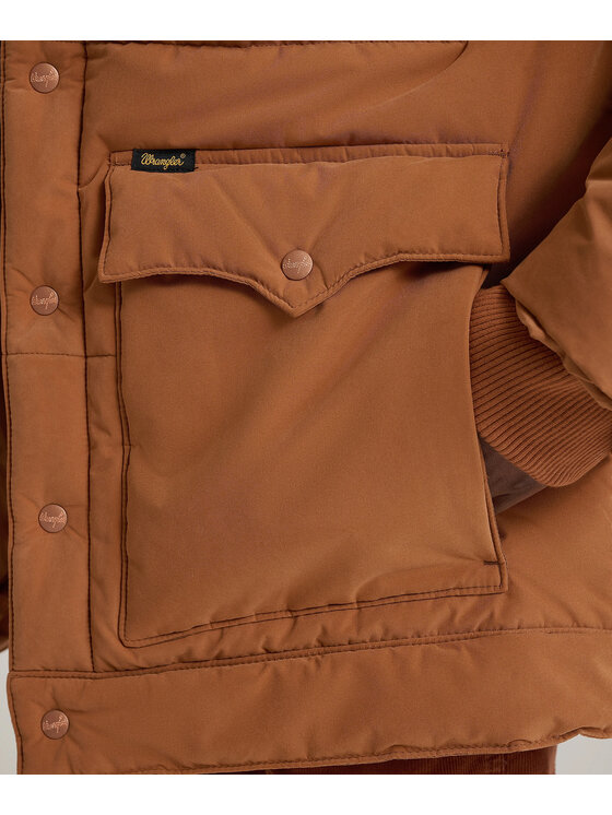 Wrangler Wrangler Kurtka zimowa 112378521 Brązowy Comfort Fit