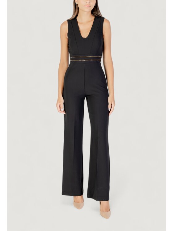 Rinascimento Rinascimento Jumpsuit CFC0125078003 Nero Modern Fit