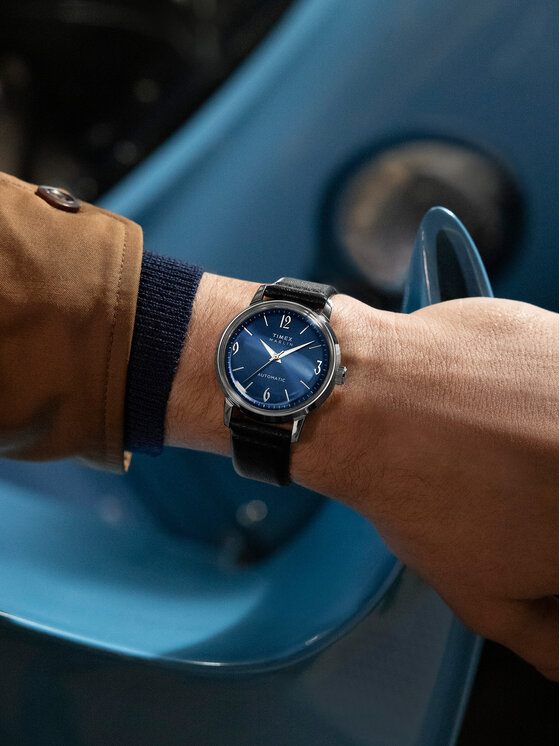 Timex Timex Ρολόι Marlin® Automatic TW2W93100 Ασημί