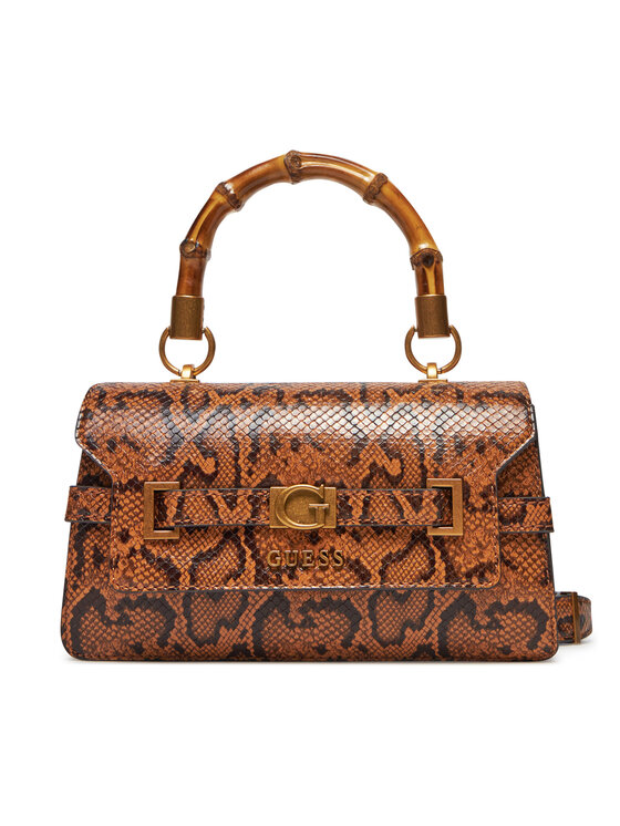Guess Guess Дамска чанта Eire Small Bucket HWKP95 06200 Кафяв