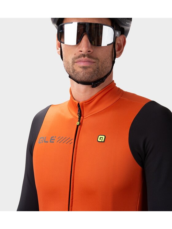 Alé Cycling Alé Cycling Bluza Solid Fondo 2.0 Pomarańczowy Regular Fit