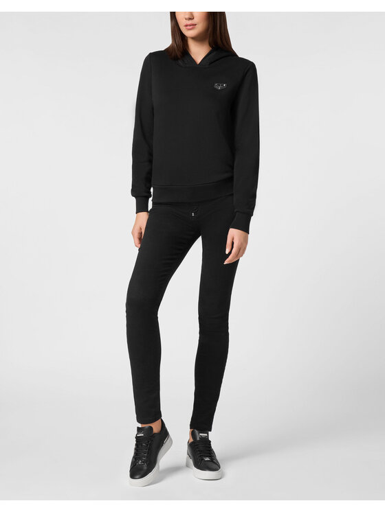 PHILIPP PLEIN PHILIPP PLEIN Mikina 9401 Černá Regular Fit